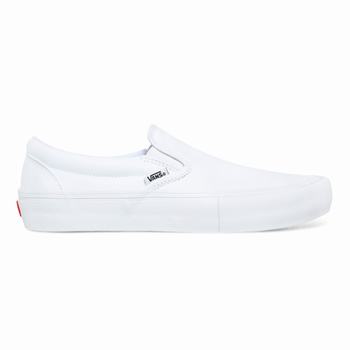 Panske Slip On Tenisky Vans Pro Biele VA07EWOYM